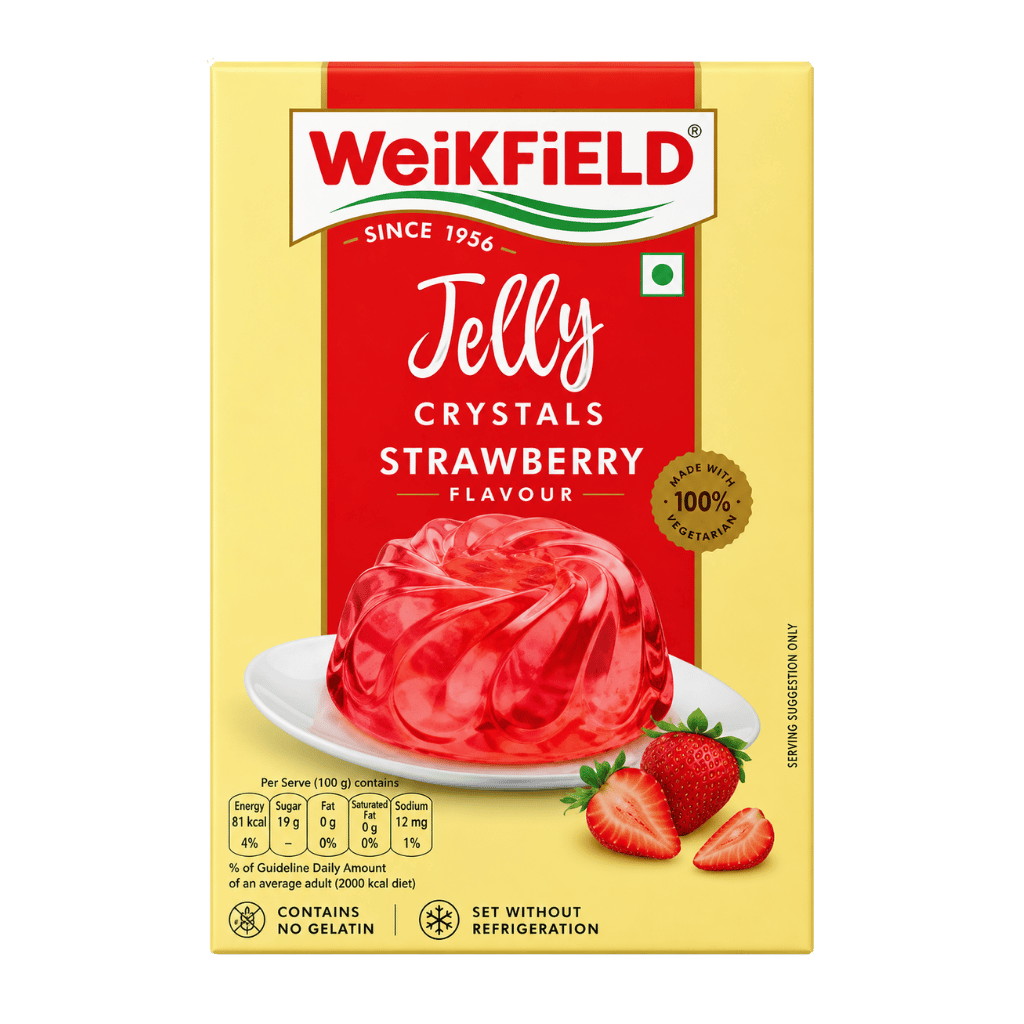 Weikfield Jelly Strawberry Flavour 90 g buy online USA - 1